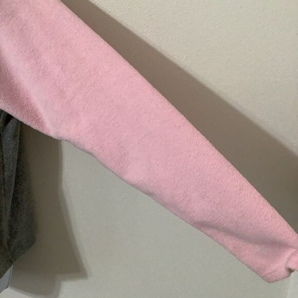 Care Bears Vintage Y2K Cozycore Kidcore Cheer Bear Christmas Grey Pink Hoodie S - Picture 6 of 12